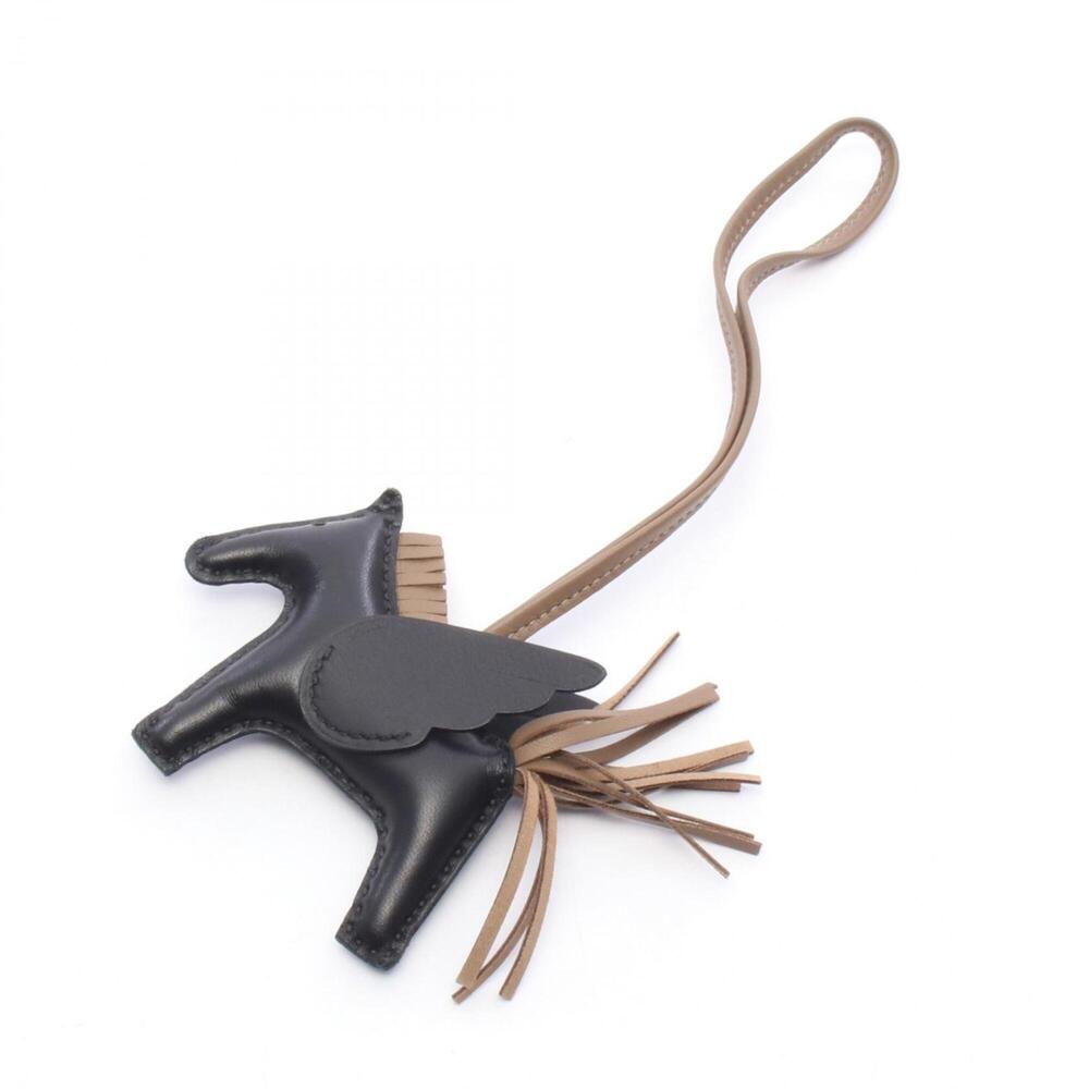 Hermes Rodeo Pegasus PM Etoupe Charm Accessory Agneau Milo Veau Swift Leather...